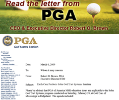 PGA Letter